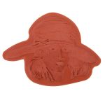 Штамп 5.8х7.2 см, 06 Девушка в шляпе, Mr.Painter TSM-01