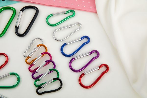 Карабин металл 25.0 мм (70х36 мм), 10 шт, 09 фиолетовый, Gamma GH 120/35/10