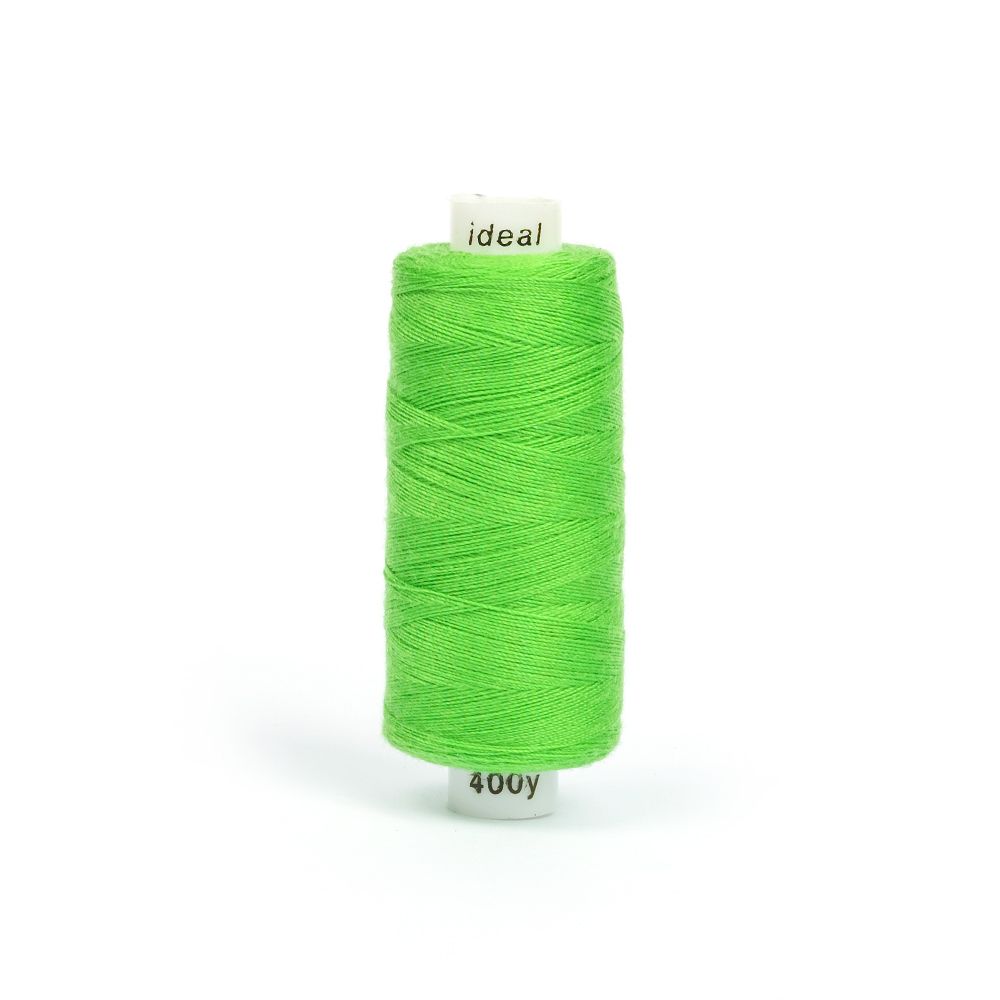 Нитки швейные Ideal 40/2, 366 м (400 ярд), 10 катушек, 429 зеленый
