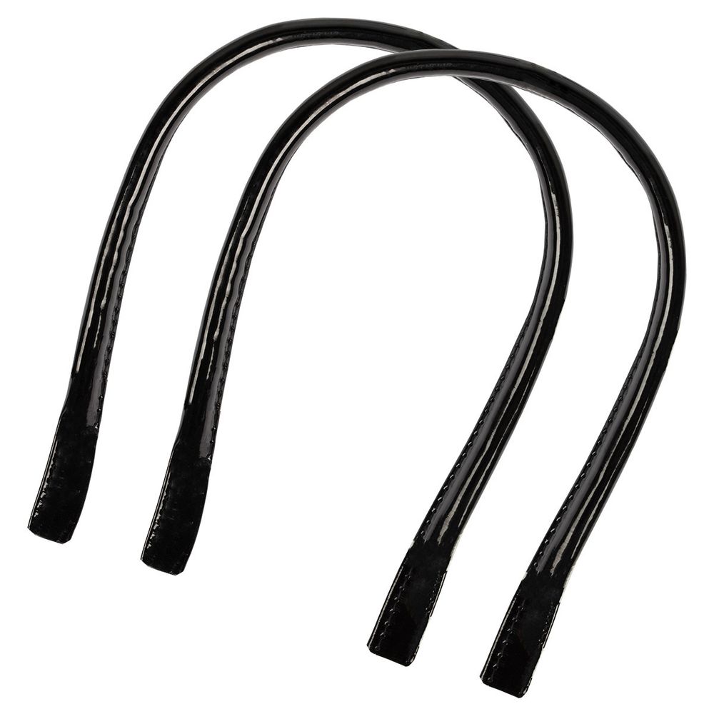 Ручки для сумки 51 см, 03-2 черный лакированный, Gamma