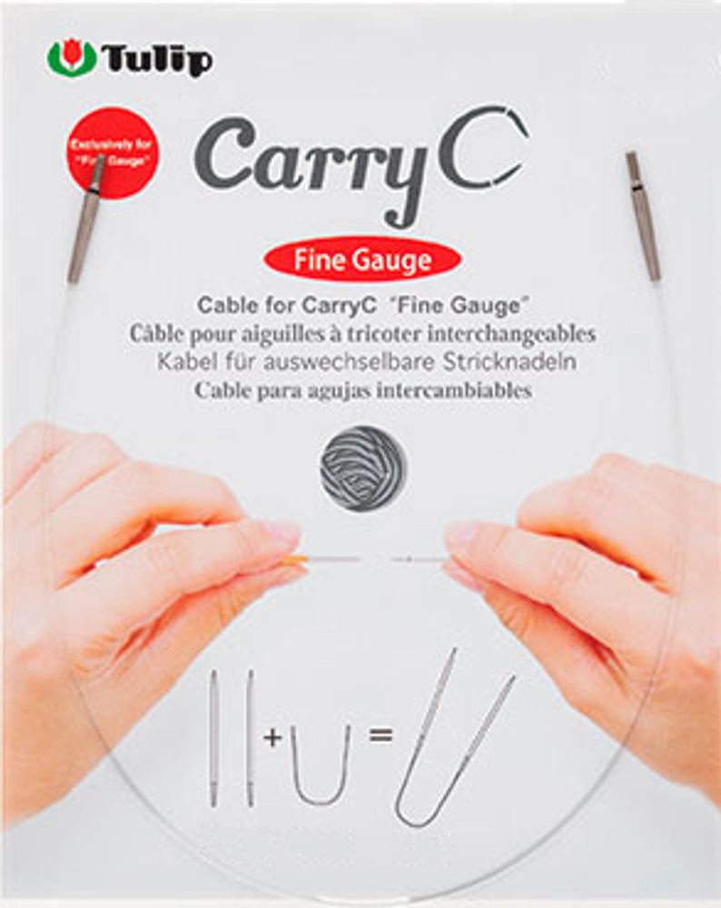 Тросик для съемных спиц CarryC &quot;Fine Gauge&quot;, длина 80см, пластик, Tulip, CTMM-72 /TOS/