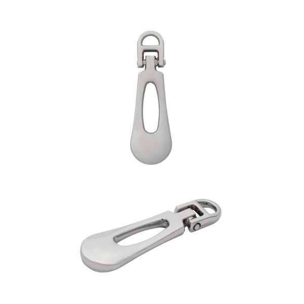 Пуллер для молнии металл 9х30мм, никель, 20 шт, ГП8188