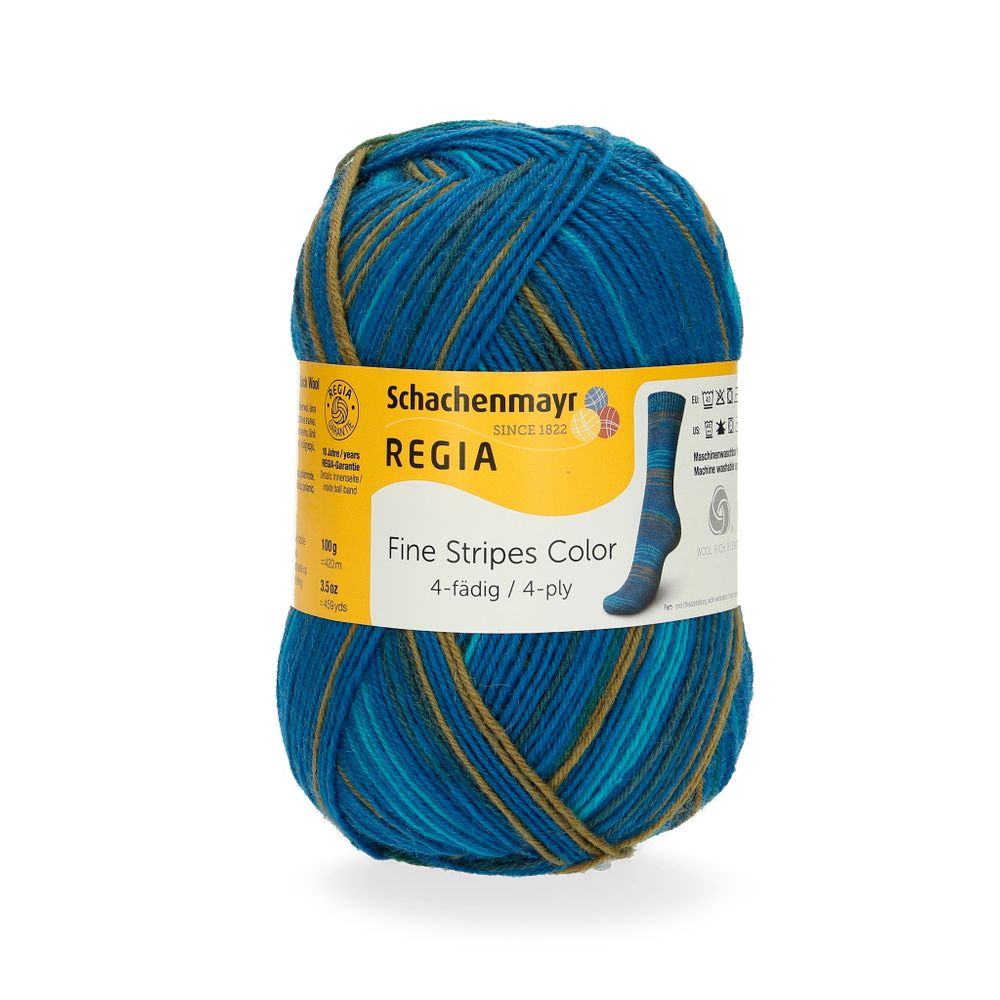 Пряжа Schachenmayr (Шахенмайер) Regia 4-fadig Color 100g, 4 нитки, 100г, 420м, 9801269, 03707 /стоковый цвет/ /TOS/
