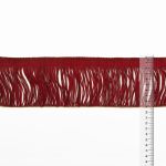 Бахрома отделочная 90.0 мм / 25 метров, 274 бордовый, Gamma 117