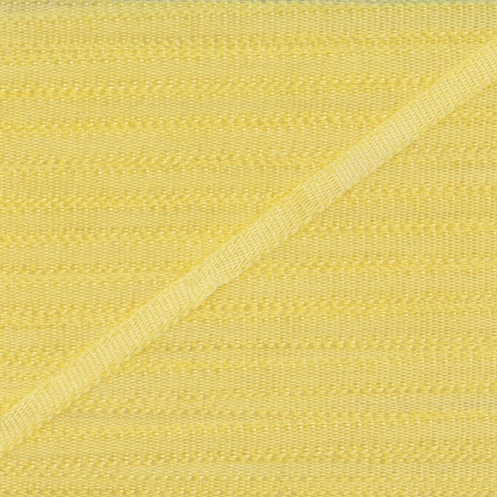 Лента (тесьма) шелковая 2.0 мм / 45.5±0.5 метров, №021 желтый, Gamma SR-2