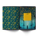 Тетрадь ученическая общая, матовый сплошной лак+запечат.форзац+титул лист A5+ 48 л. на скобе 65 г/м², белизна 100 %, 10 шт, клетка, 01122 Загадочные коты, Светоч Т76