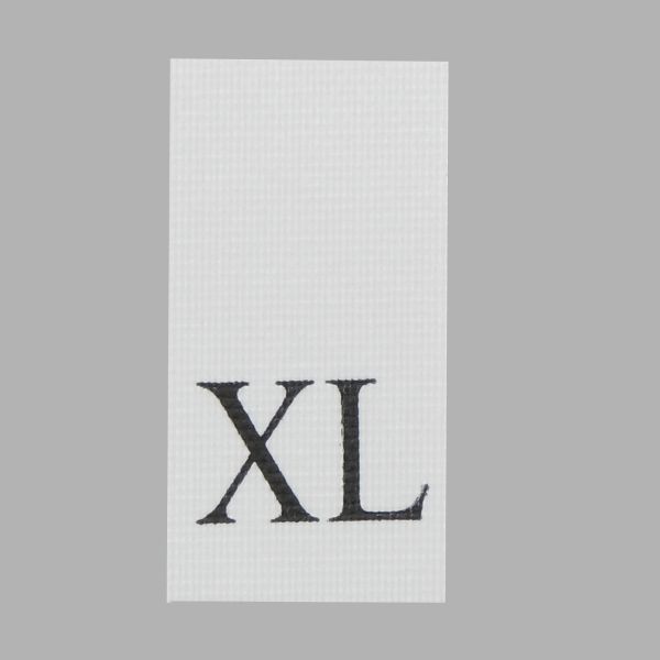 Этикетка-размерник, белый, 10х20 мм, 100 шт, XL