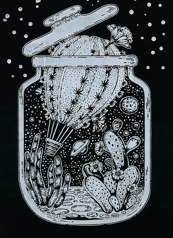 Набор для творчества Гравюра-блокнот Африканские зарисовки, 14х20 см, Hobbius GHPB-05