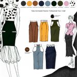 Пуговицы пластик TBY.B301 цв.05 черный 24L на ножке 30 шт