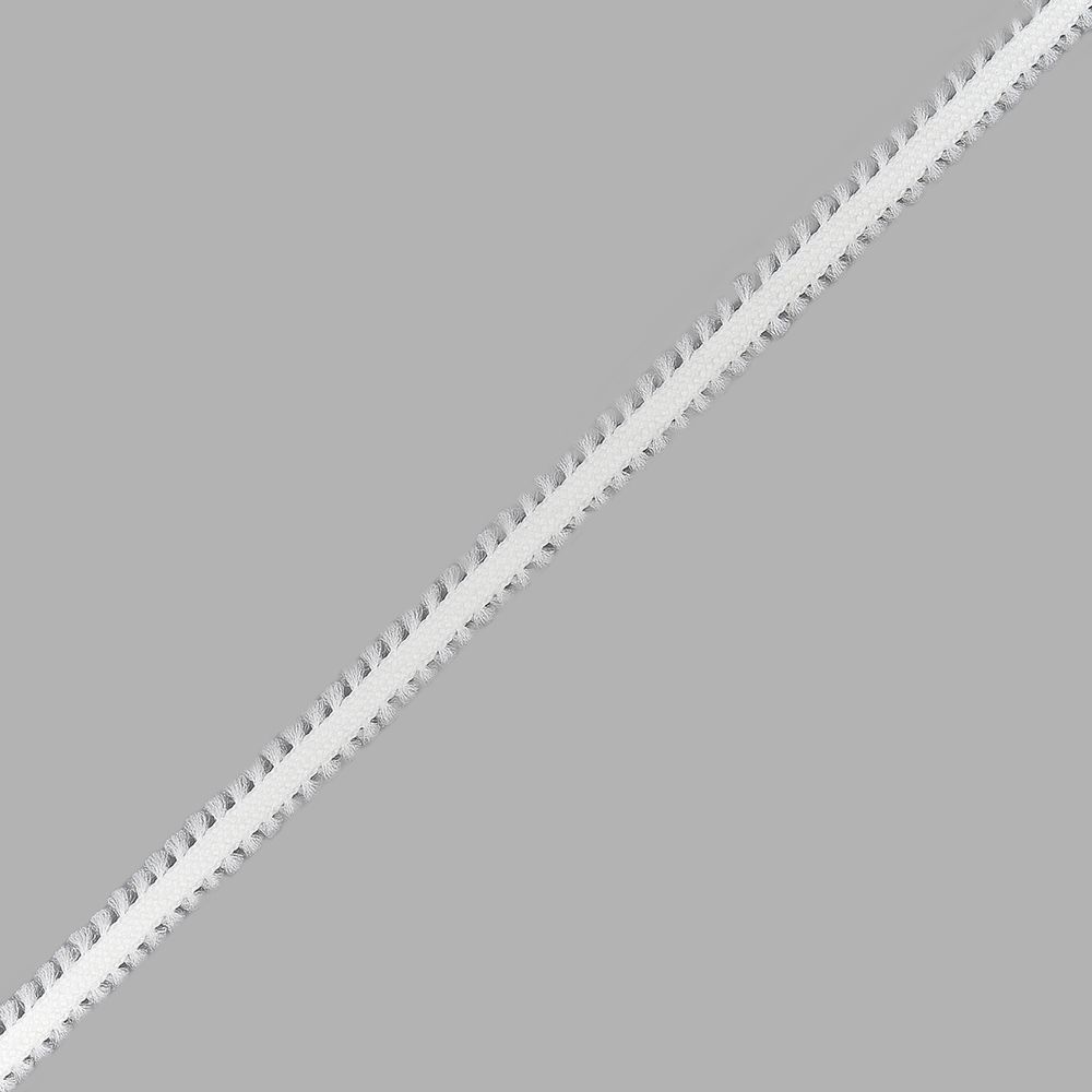 Шнур отделочный сороконожка ⌀5.0 мм / 30 метров, белый, С873