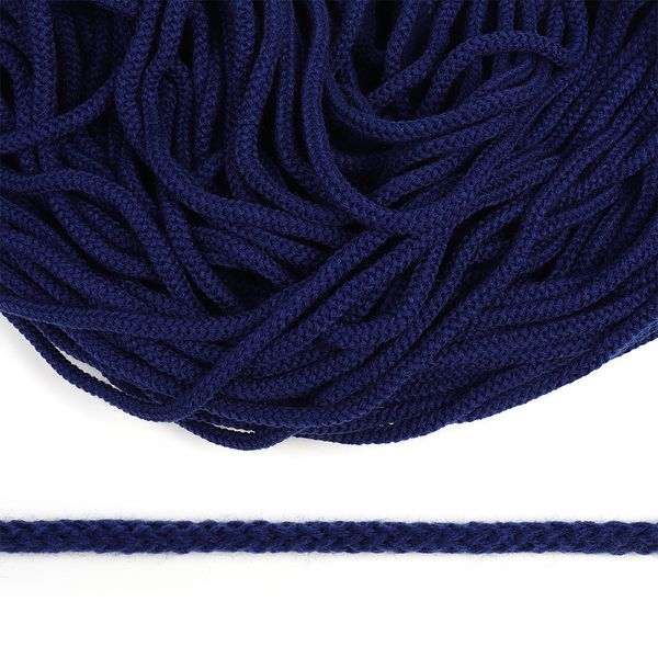 Шнур круглый полиэфир ⌀7.0 мм / 100 метров, 1с-70 т.василек