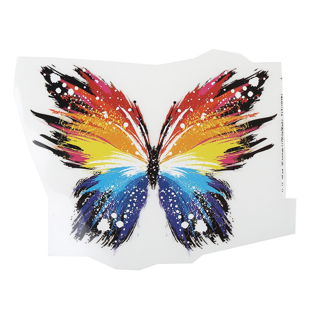 Термотрансфер 1226 Бабочка 14.5х12см, уп.10 шт