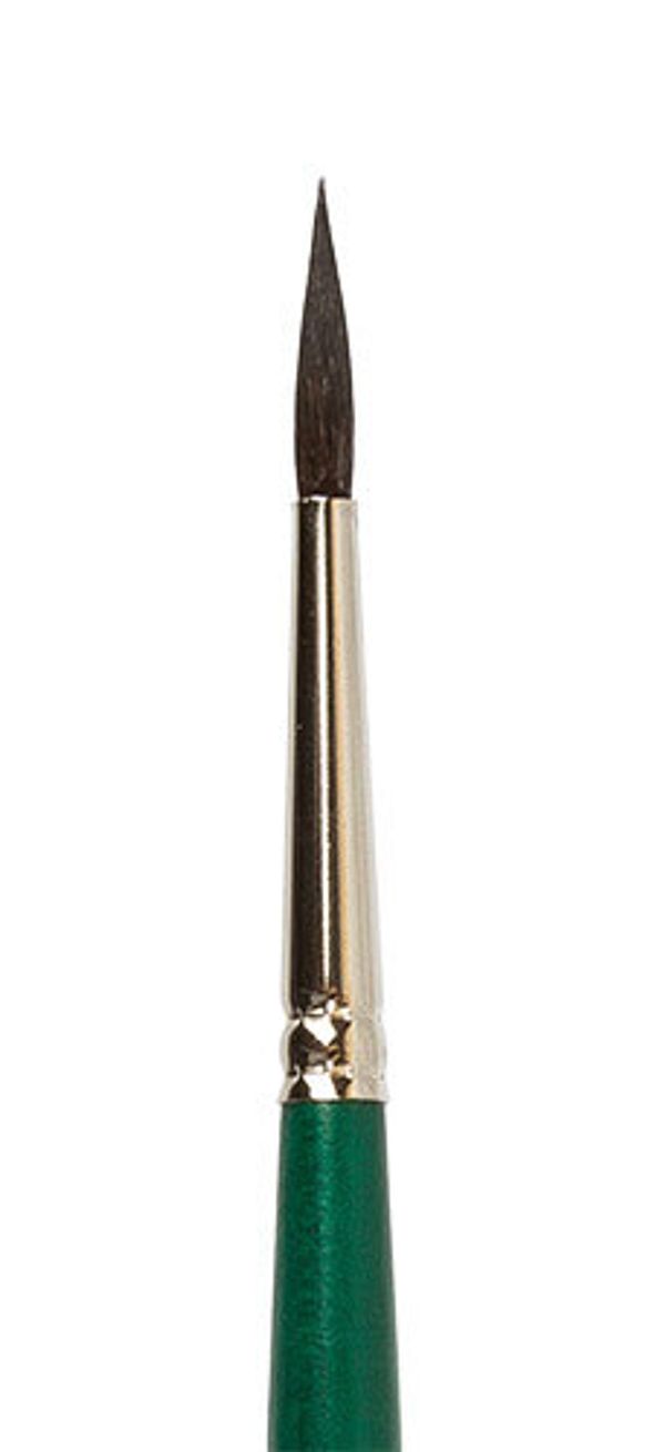 Кисть имитация белки круглая №05, 5 шт, короткая ручка, Vista-Artista 90211-05