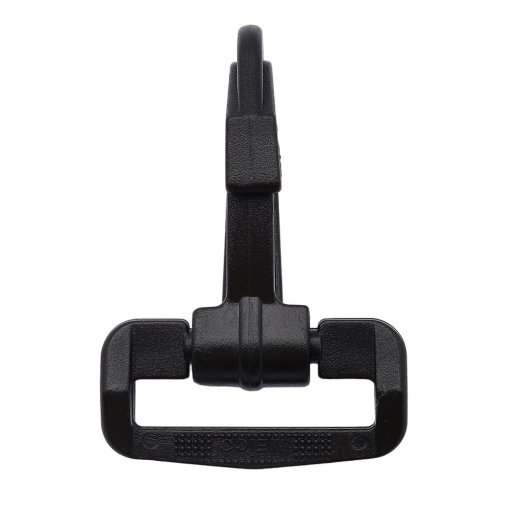 Карабин пластик 30 мм, черный, 50 шт