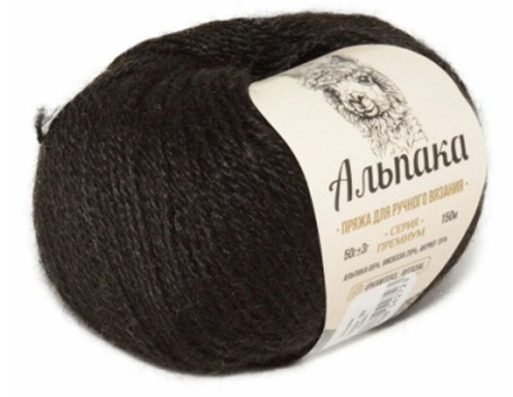 Пряжа Камтекс Альпака / уп.6 мот. по 50 г, 150 м, цв.094 брауни