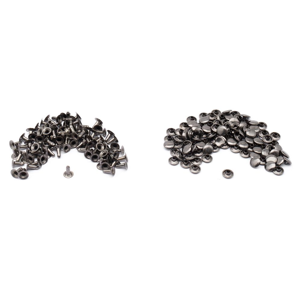 Хольнитены ⌀9 мм, h=9 мм, сталь, New Star №33.5, цв.чер.никель, ≈100 шт