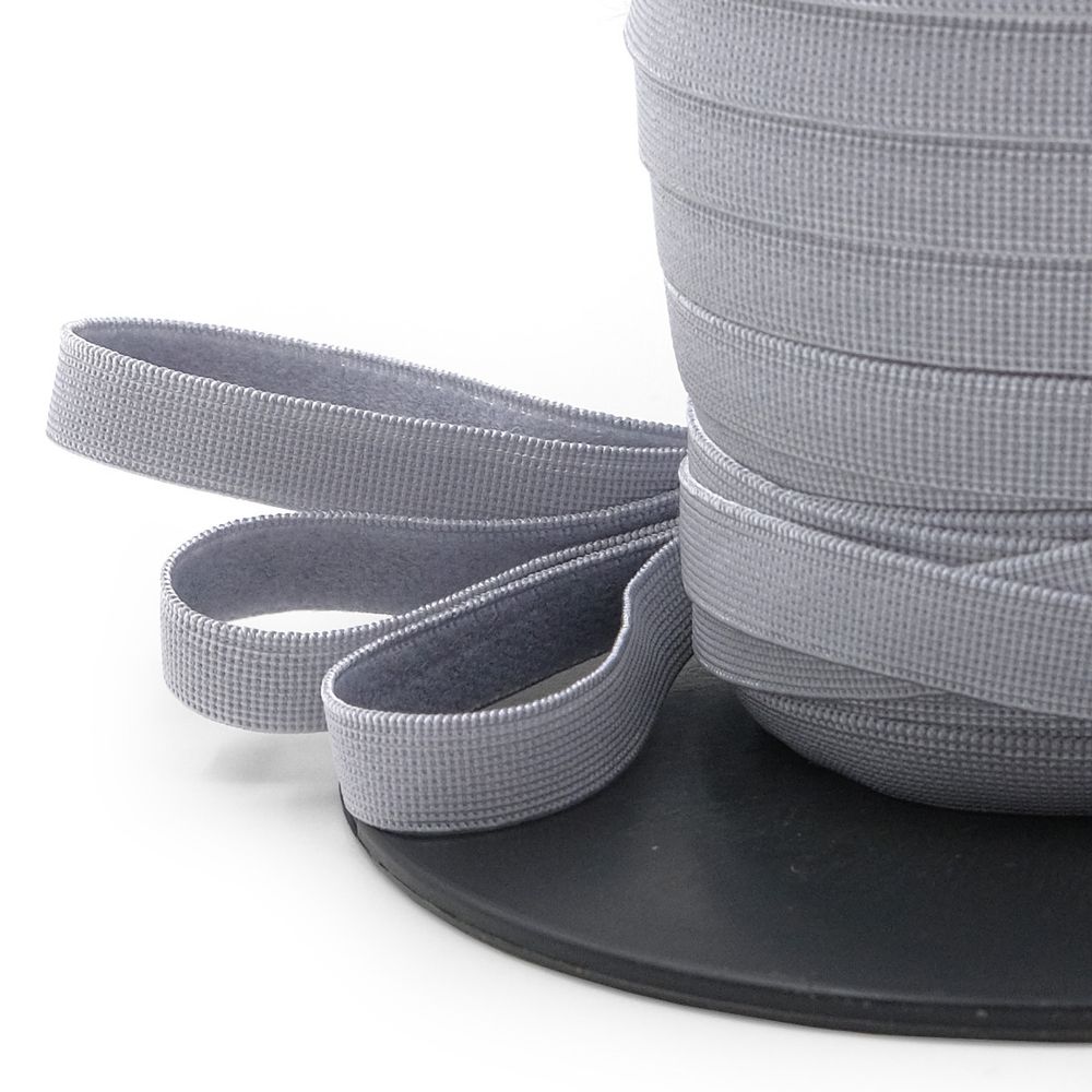 Резинка бельевая (бретелечная) матовая 8.0 мм / 50 метров, св.серый, (МL195.008)