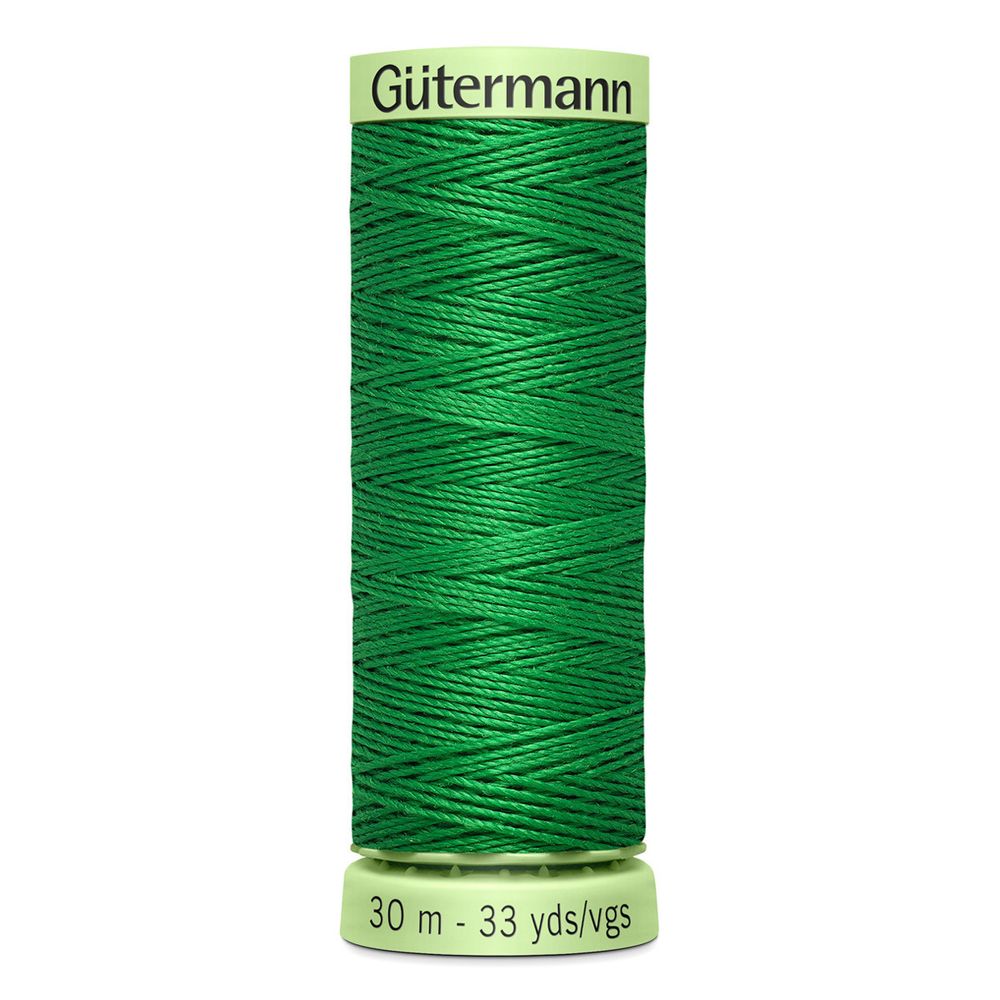 Нитки отделочные Gutermann Top Stitch, 30м, 396 ярко-зеленый, 5 катушек