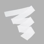 Подвяз (довяз) трикотажный 6.0х120.0 см, белый, CL-053