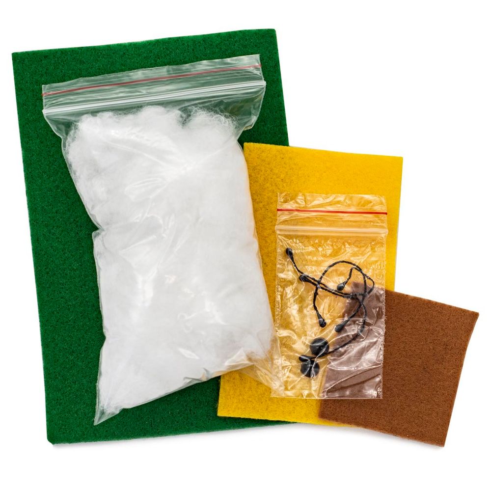 Набор для шитья игрушки из фетра, Авокадо 9см