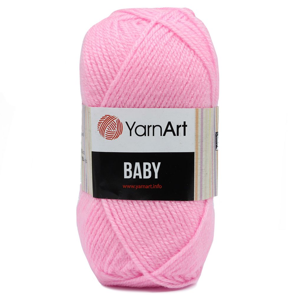 Пряжа YarnArt (ЯрнАрт) Baby / уп.5 мот. по 50 г, 150м, 217 светло-розовый