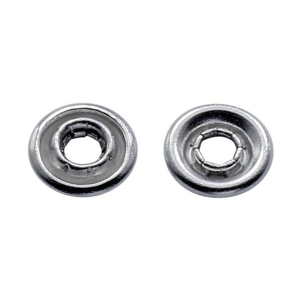 Часть кнопки рубашечной ⌀9 мм (B-часть), никель, 100 шт, S090526, BIG