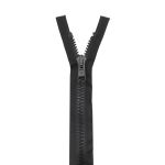 Молния трактор Arta Т8 (8 мм) 2 зам., разъем., 75 см, ОПТ. УП., 25 шт, 077 черный