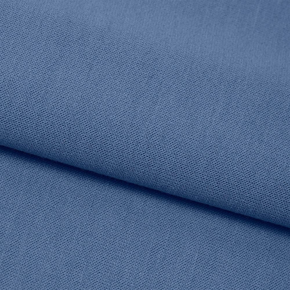 Футер 2-нитка петля поливискоза стрейч 220 г/м², 160 см / 35 метров, ФУТ2Х.TBY.ПЭ-ВИС.55, цв.55 джинс