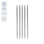 Спицы чулочные металл ⌀5.0 мм, 20 см, никель, Gamma MK5