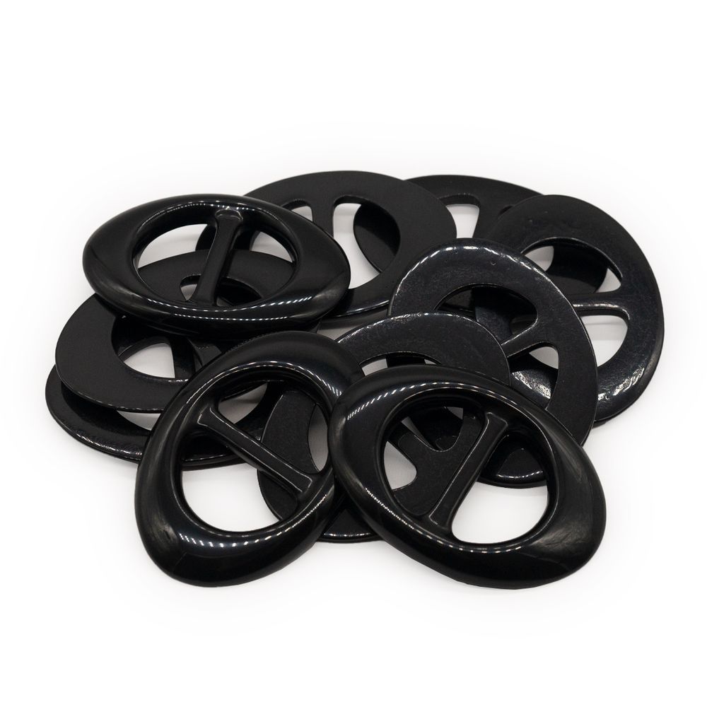 Пряжка 30 мм (черный), 10 шт, П07(2.06-737-30)