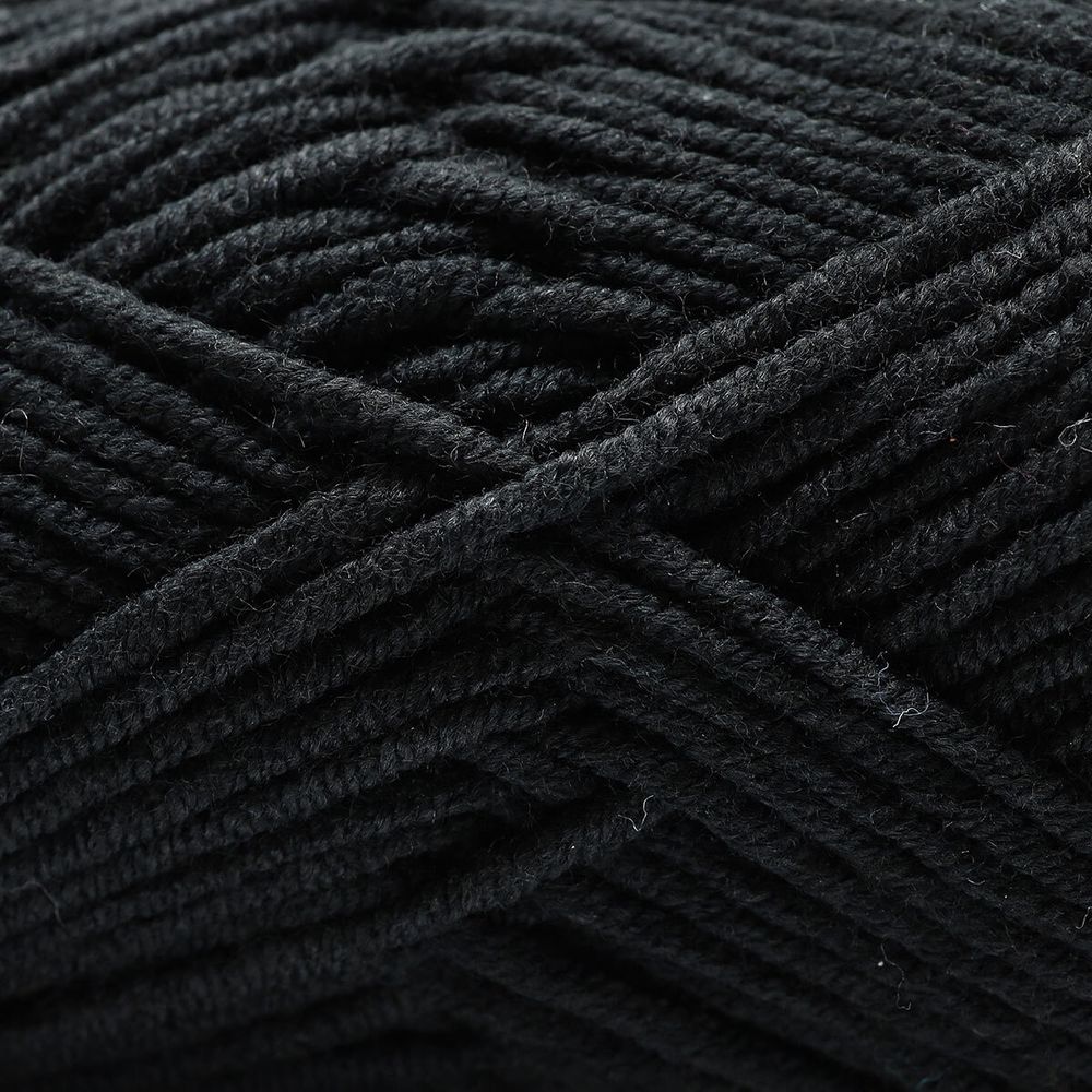 Пряжа Astra Premium (Астра Премиум) Джинс, (Jeans) / уп.4 мот. по 50 г, 135 м, 999 черный