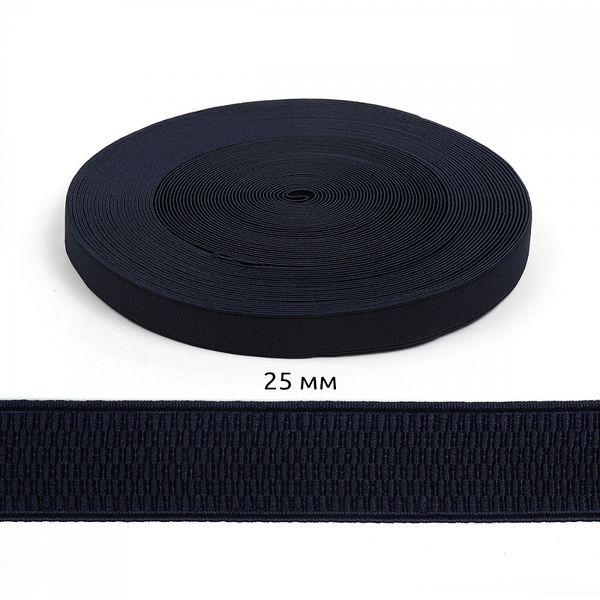 Резинка для подтяжек (помочная) 25.0 мм / 25 метров, ультра, RD25330, F330 синий