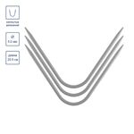 Спицы изогнутые металл ⌀5,0 мм, 20,5 см, 3 шт, с покрытием, Gamma AN-3