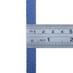 Тесьма (лента) киперная 10 мм / 50 метров, 2 г/м, 100% полиэфир, 18 джинс