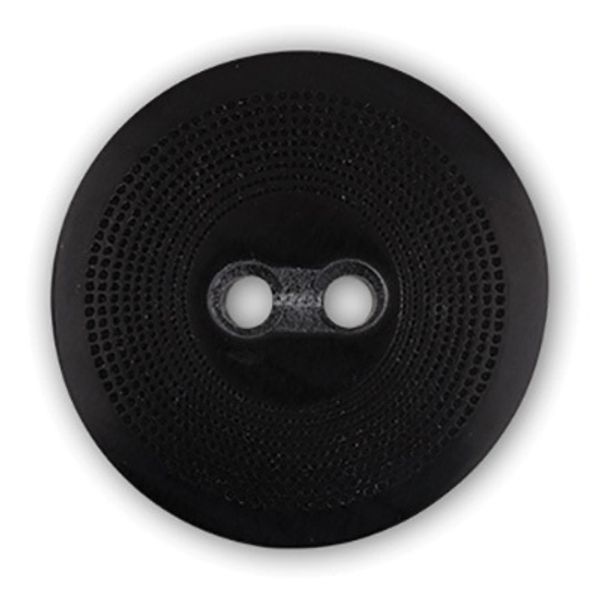 Пуговицы 2 прокола костюмные 15 мм, 24 шт, D580 черный, Gamma OXG 0019