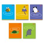 Тетрадь ученическая общая, A5+ 40 л. на скобе 65 г/м², белизна 100%, 10 шт, клетка в термоусадочной пленке, 000475 Слово не воробей, Светоч 40ТСК5_0_2_1