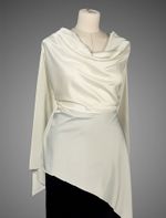 Шелк Армани 90 г/м², 150 см / 25 метров, TBYArm-073, цв.73 молочный