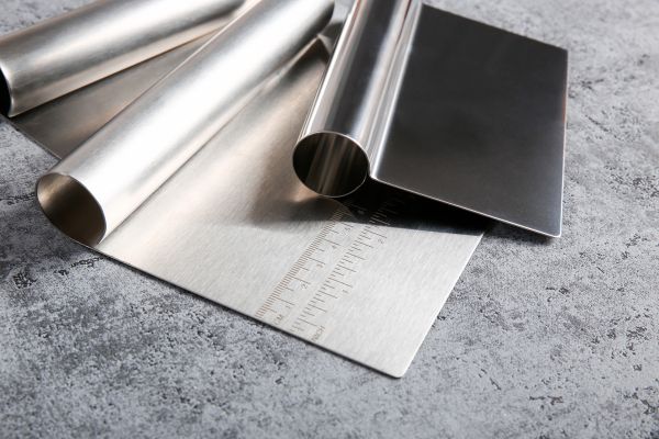 Кондитерский скребок металл 12х8,7 см, 1 шт, S-Chief SHF-0082