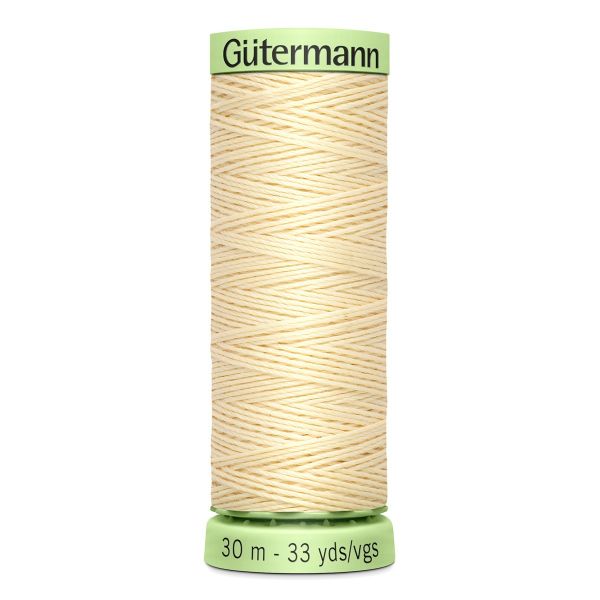 Нитки отделочные Gutermann Top Stitch, 30м, 610 св.кремово-желтый, 5 катушек