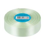 Лента атласная 1-сторонняя 25.0 мм / 33±2 метра, №050 мятный, в термоплёнке, Gamma