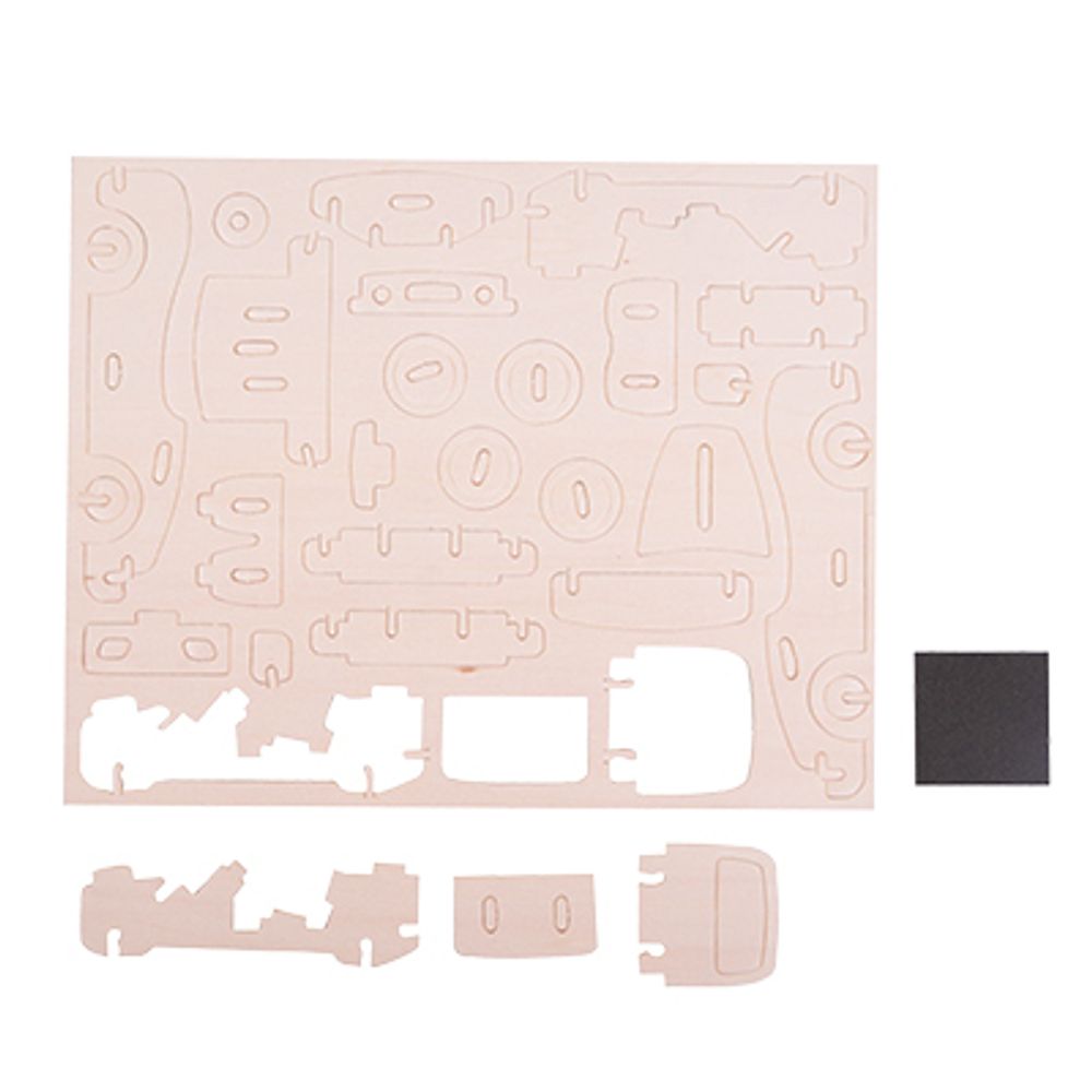 Пазл 3D 13х9х6 см, ROT-007, гоночная машина, Rezark ROT-007