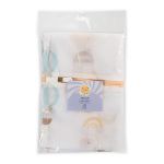 Мешок для стирки, ткань 50х60 см, №01 белый/оранжевый, Lol&Pop LLP-318