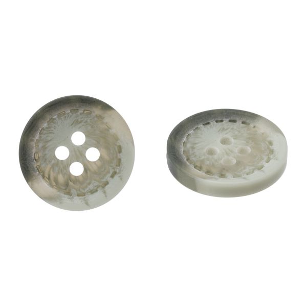 Пуговица 4 прокола 28L=18 мм, матовый, пластик, col.C хаки, CB_Р9-38, 36 шт