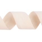 Тесьма (лента) киперная (100% х/б) 40 мм / 50 метров, суровый, Gamma ЛКЭ (40сх-50)