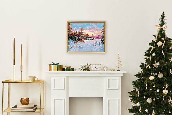 Картина по номерам Фрея, Дорога к дому, 50х40 см