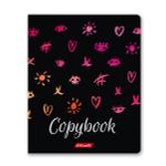 Тетрадь ученическая общая, выборочный лак, A5+ 96 л. на скобе 60 г/м², белизна 100%, 5 шт, линия в термоусадочной пленке, 000791 Слушай сердце, Светоч 96ТЕТл-003