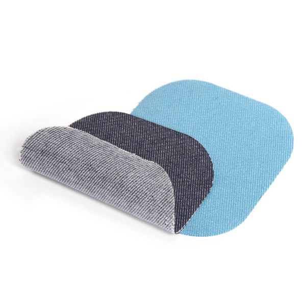 Заплатка термоклеевая 9х8 см, голубой//т.синий цв, Prym