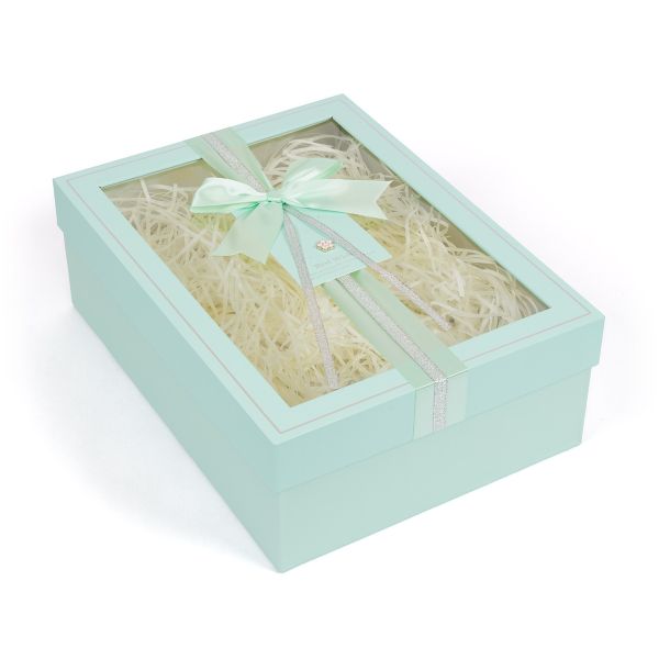 Коробка подарочная, 1 шт, 33х25х11.5 см, 02 голубой, Stilerra YBOX-R58-1