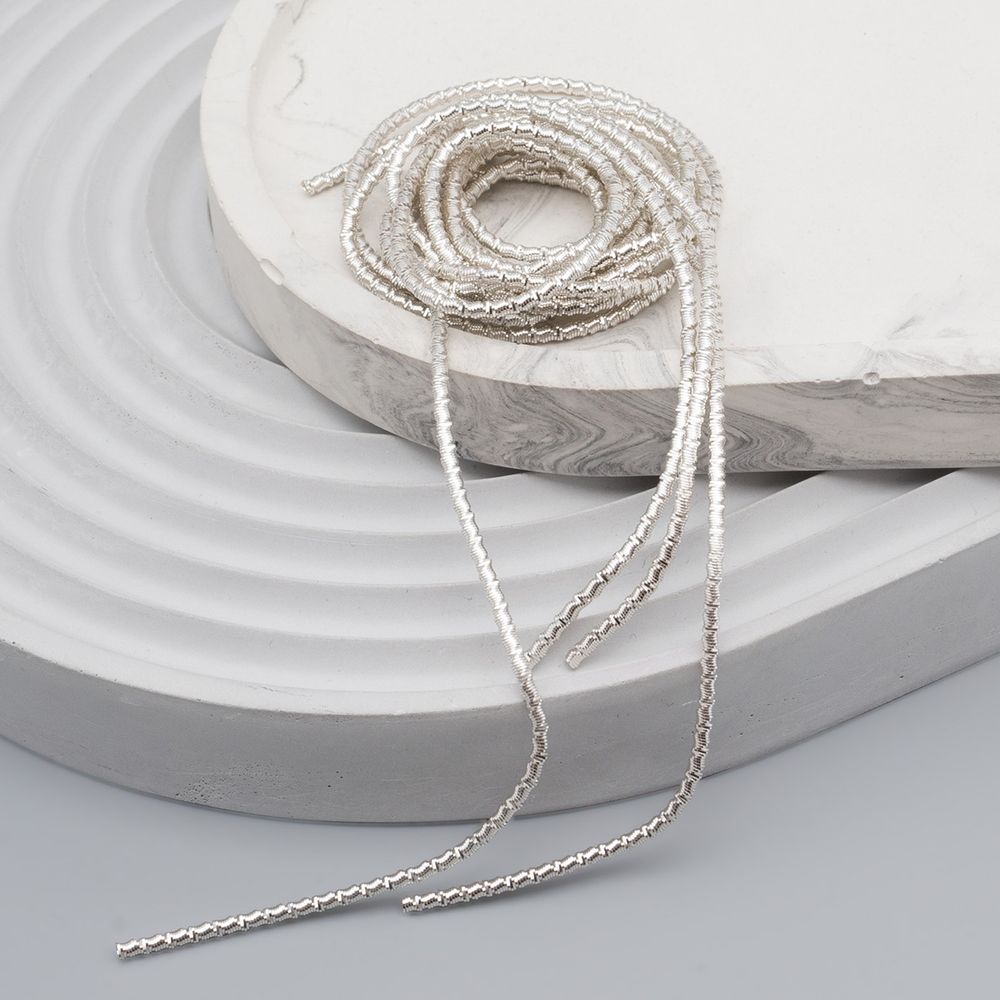 Трунцал витой, серебро 2,0 мм, 5±0.1 грамм Astra&Craft, ТБ001НН2