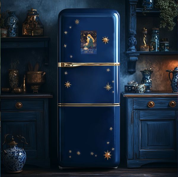 Алмазная (кристальная) мозаика Фрея ALVM-115, магнит Таро. Звезда, 10х15 см